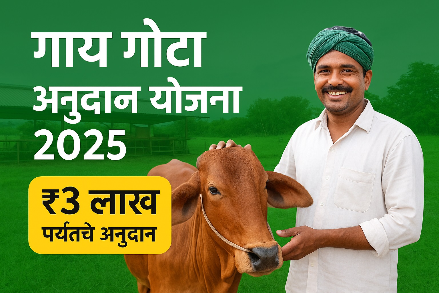 गाय गोटा अनुदान योजना 2025