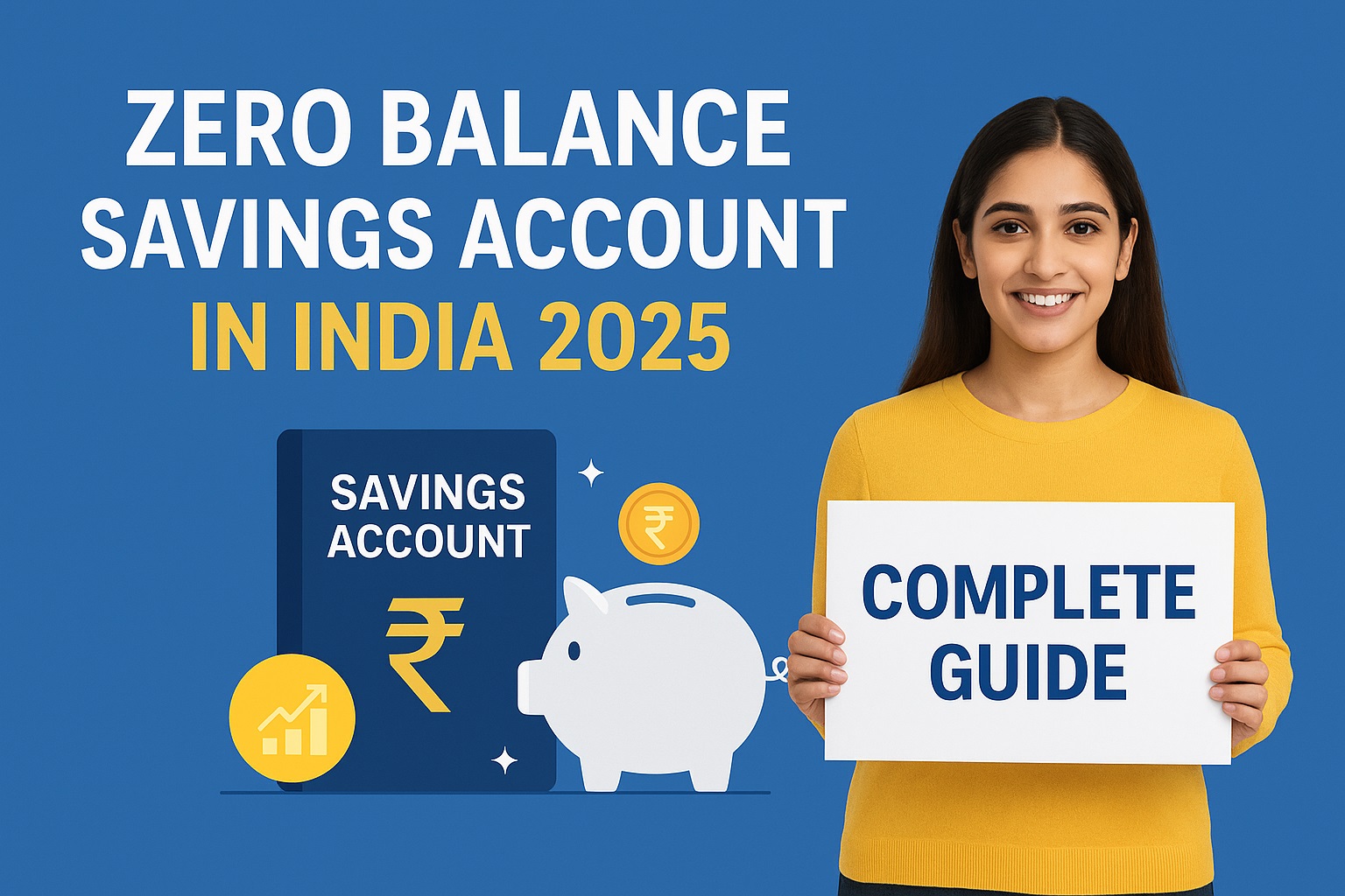 Zero Balance Savings Account in India 2025